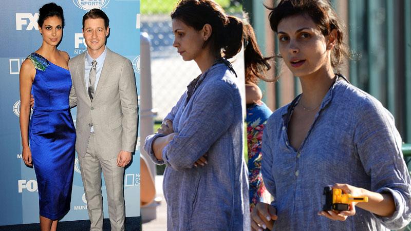 //gotham morena baccarin pregnant baby bump photos pp