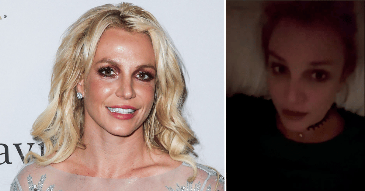 Composite photo of Britney Spears