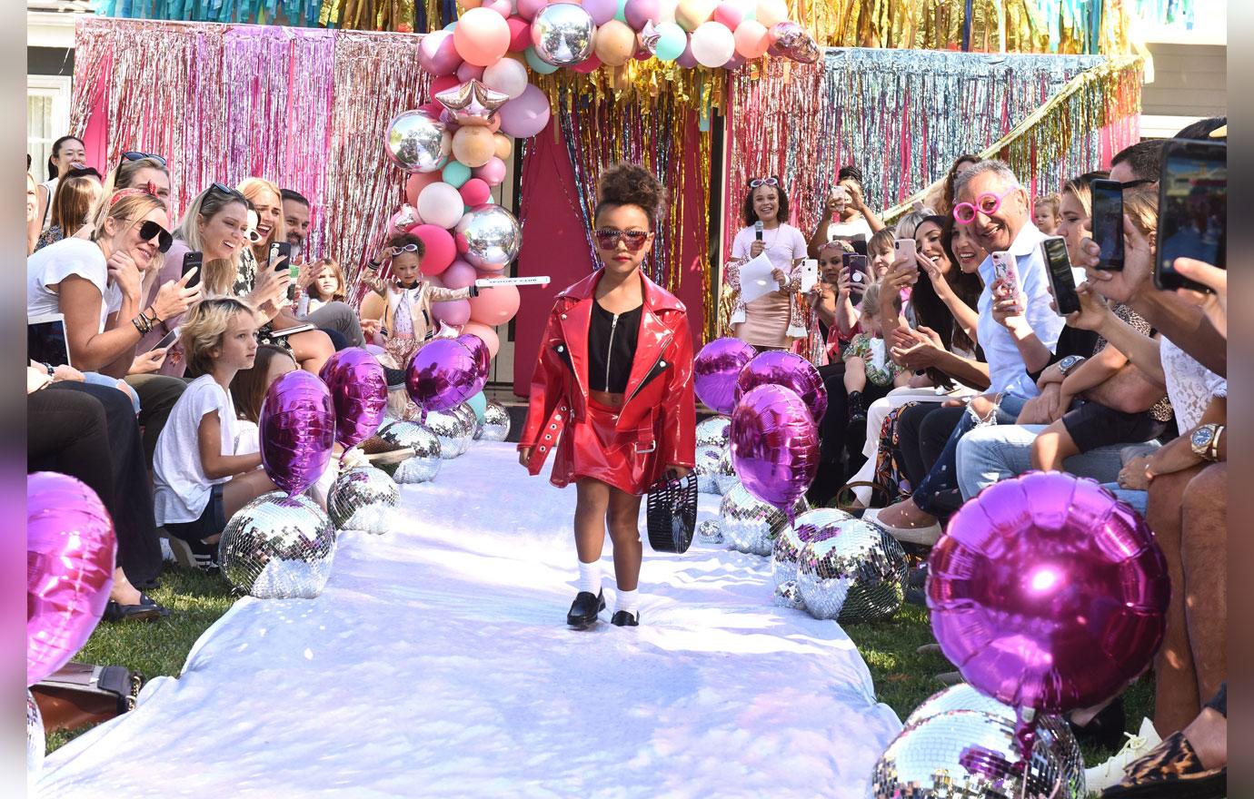 Kim Kardashian Daughter North Models Fashion Show