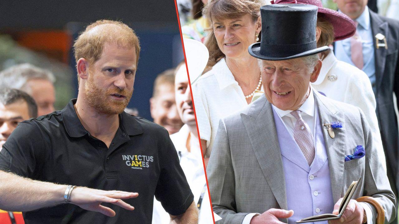Photo of Prince Harry and King Charles