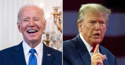president joe biden mocks donald trump struggle secure m appeal bond