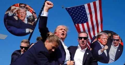 Donald Trump following the attempted assassination on July 13.