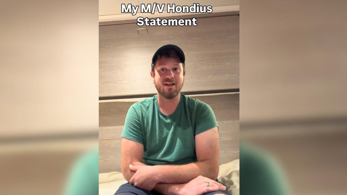 Travel Vlogger Jake Rosmarin has been providing updates from the ship. 