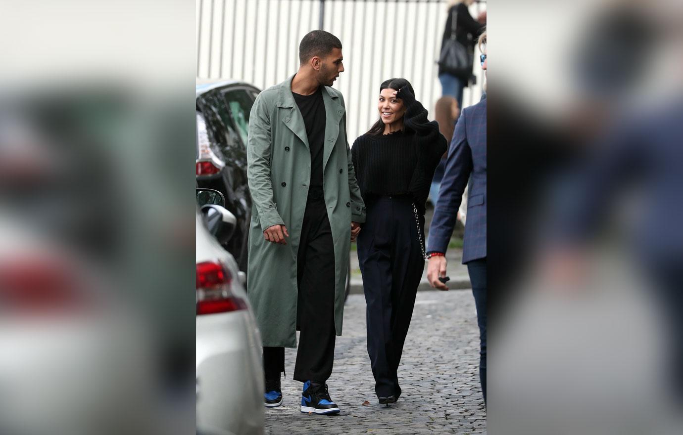 Kourtney Kardashian Younes Bendjima Love In Paris Pics