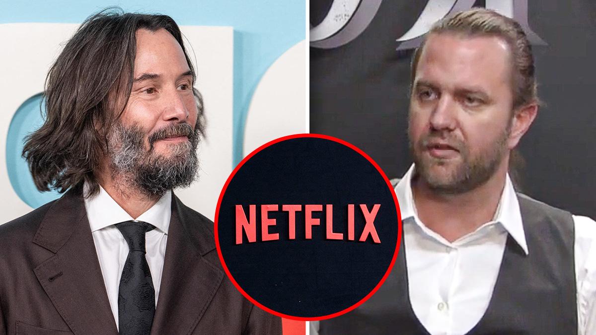 Keanu Reeves and Carl RInsch