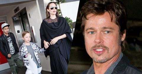 brad pitt angelina jolie divorce abuse kids yell hit