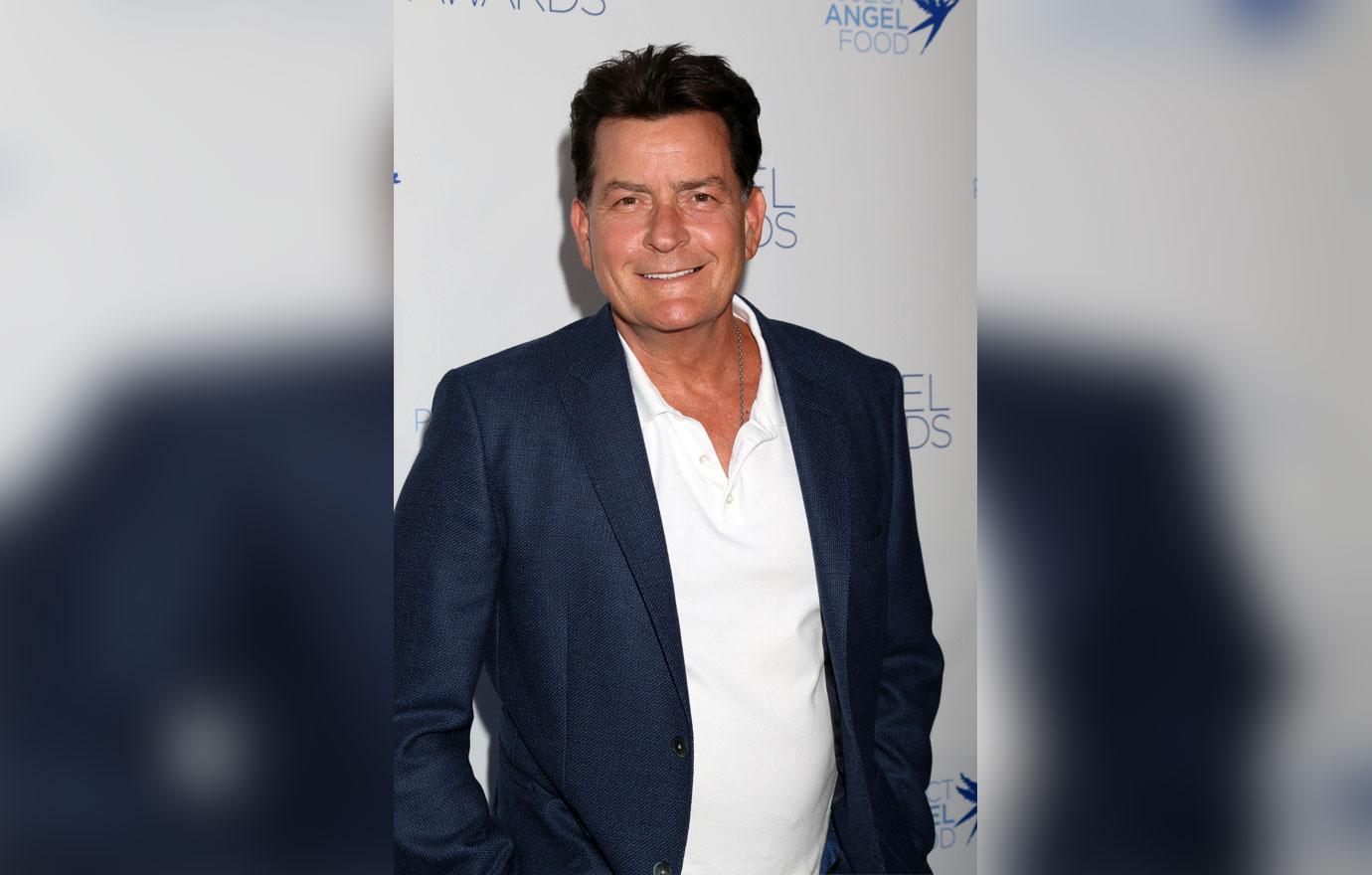 charlie sheen spotted los angeles first time denise richards child support war sami