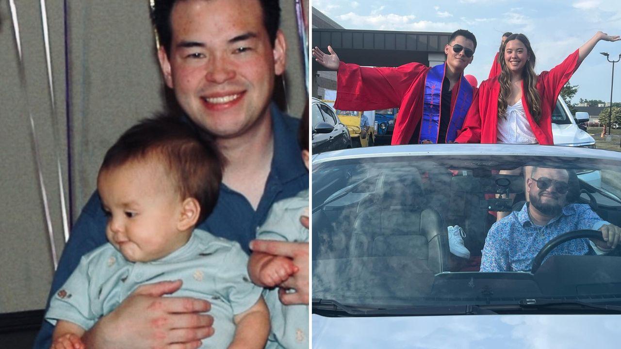 Photos of Collin with his dad Jon