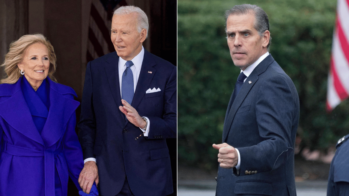 Jill Biden, Joe Biden and Hunter Biden