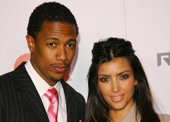 //nick cannon kim kardashian getty