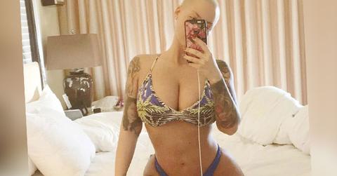 Amber Rose Boobs Cleavage Bikini Hawaii Dating Val Chmerkovskiy Pics