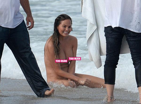 Chrissy Teigen & John Legend PDA Photo Shoot