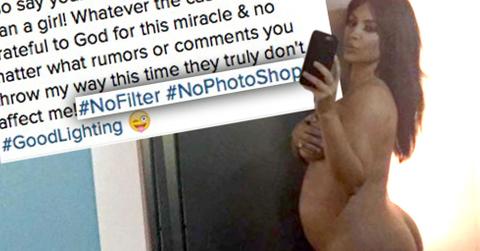 Kim Kardashian Pregnant Nude Photo