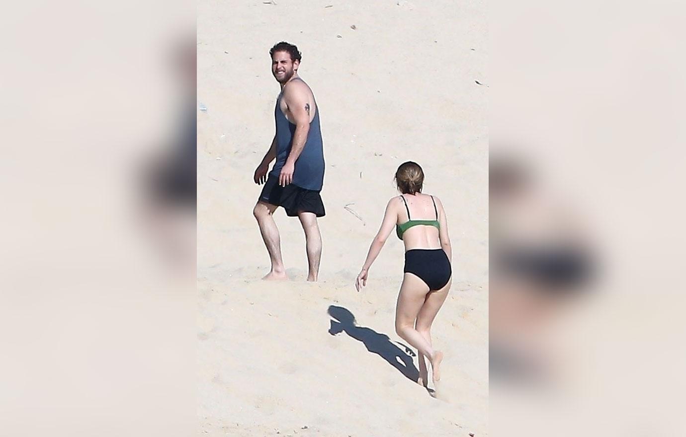 Jonah Hill Girlfriend Beach PDA