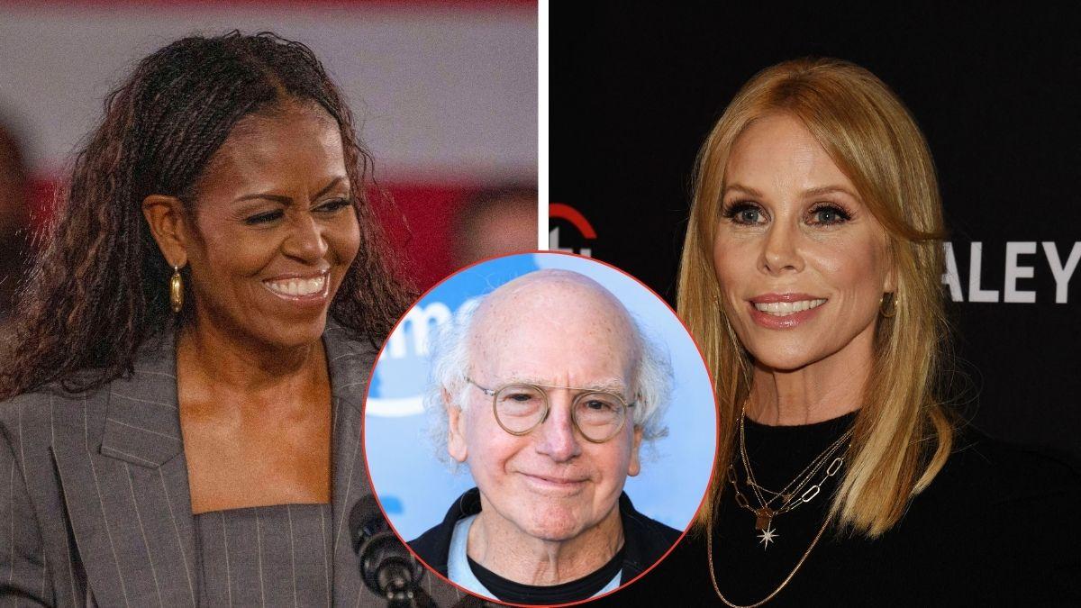 An insider claimed Michelle Obama blocked Cheryl Hines from joining Larry David's new series over her ties to Robert F. Kennedy Jr.
