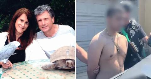 Split photo of Robin Kaye and Thomas Deluca, suspect Raymond Boodarian