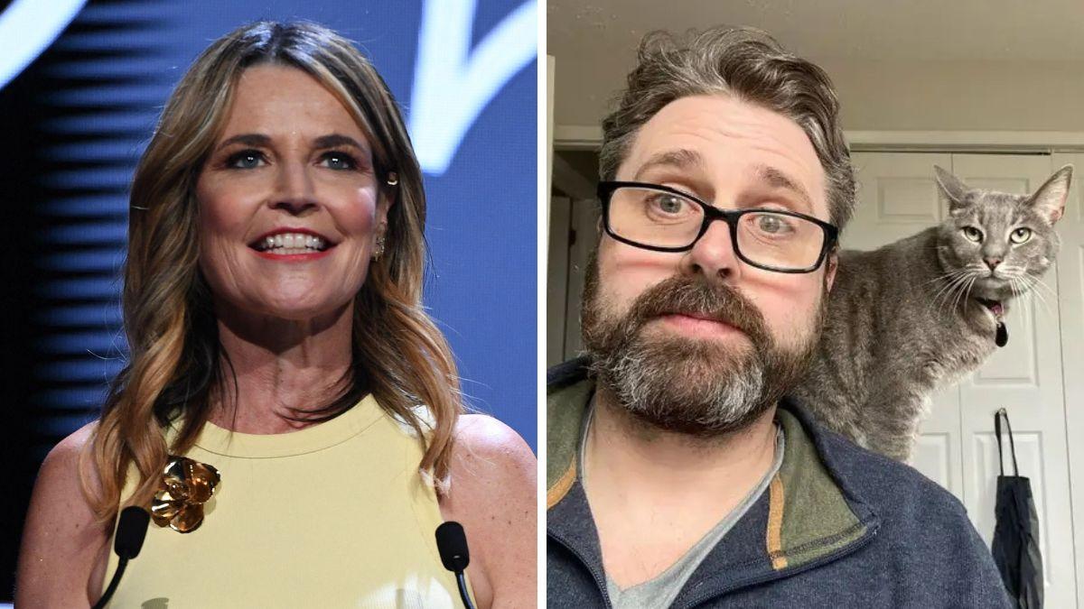 Photo of Savannah Guthrie and Mark Orchard