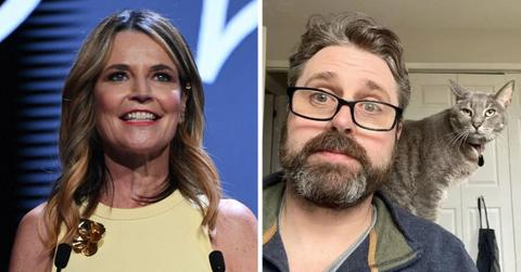 Photo of Savannah Guthrie and Mark Orchard