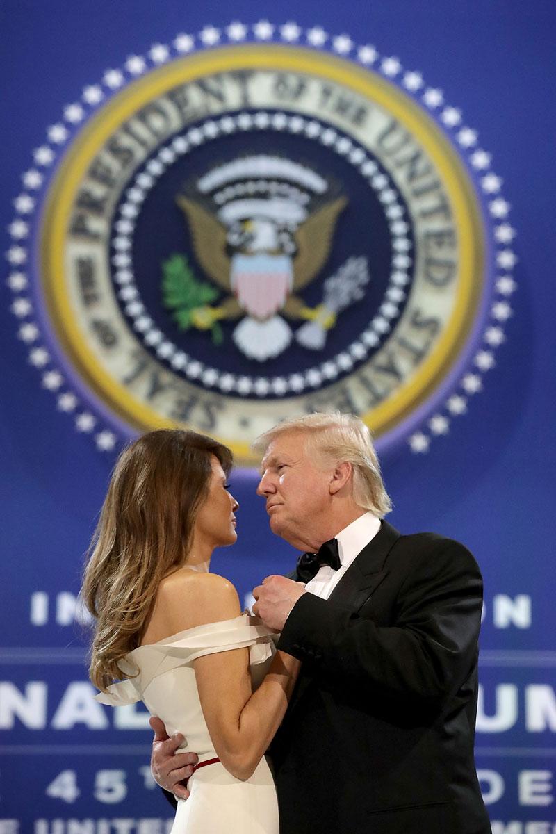 President Donald Trump Melania Inaugural Balls Pics