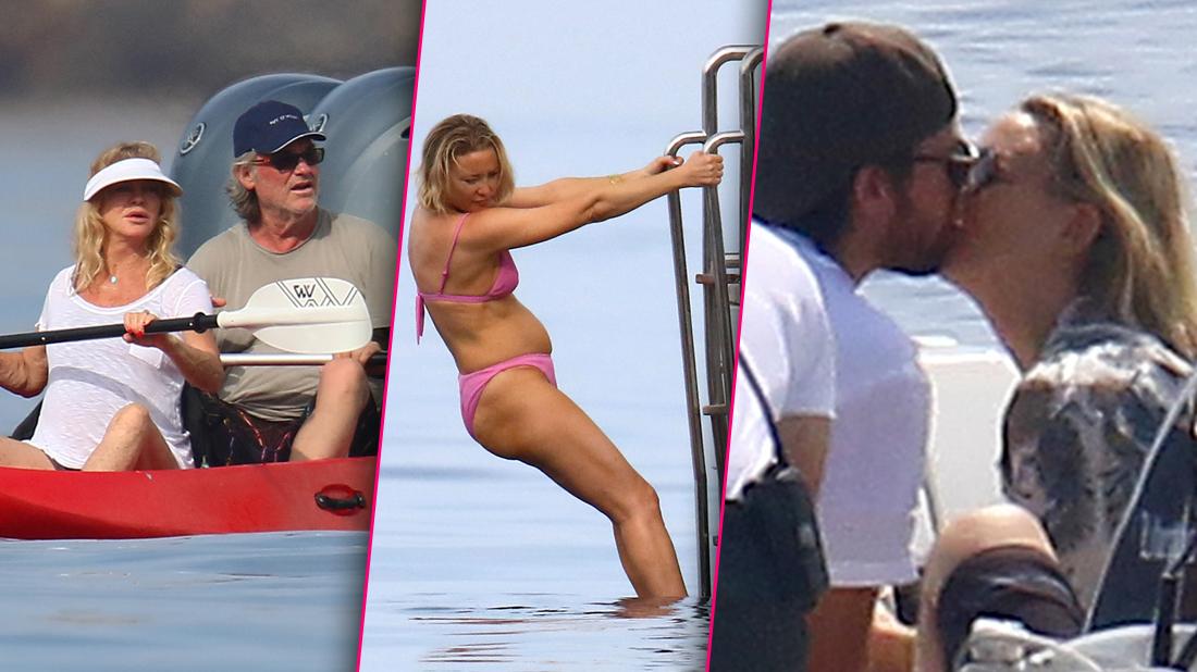 Kate Hudson Boyfriend Goldie Hawn Kurt Russell Bikini-Clad Vacation