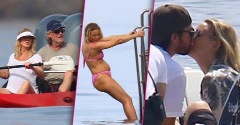 Kate Hudson Boyfriend Goldie Hawn Kurt Russell Bikini-Clad Vacation