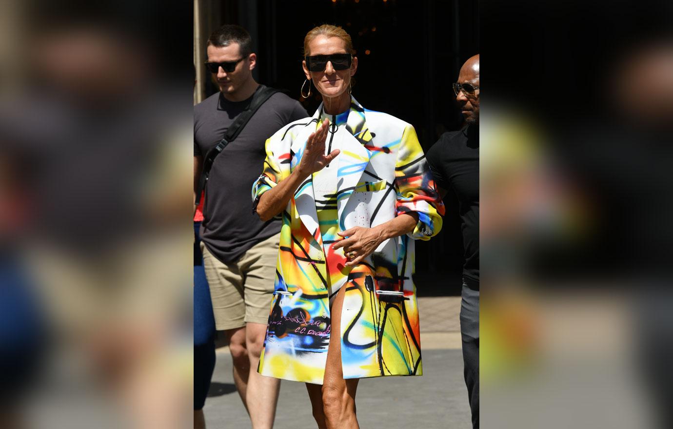 Celine Dion Shows Scary Skinny Body In Paris