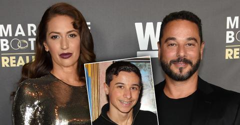 RHONJ Jim Marchese and Amber with Inset Of Son Michael Smiling