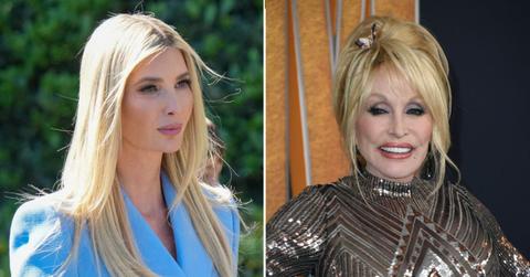 A photo of Ivanka Trump alongside a photo of Dolly Parton