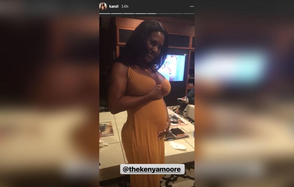 //Kenya Moore Keeping Baby Weight After Birth