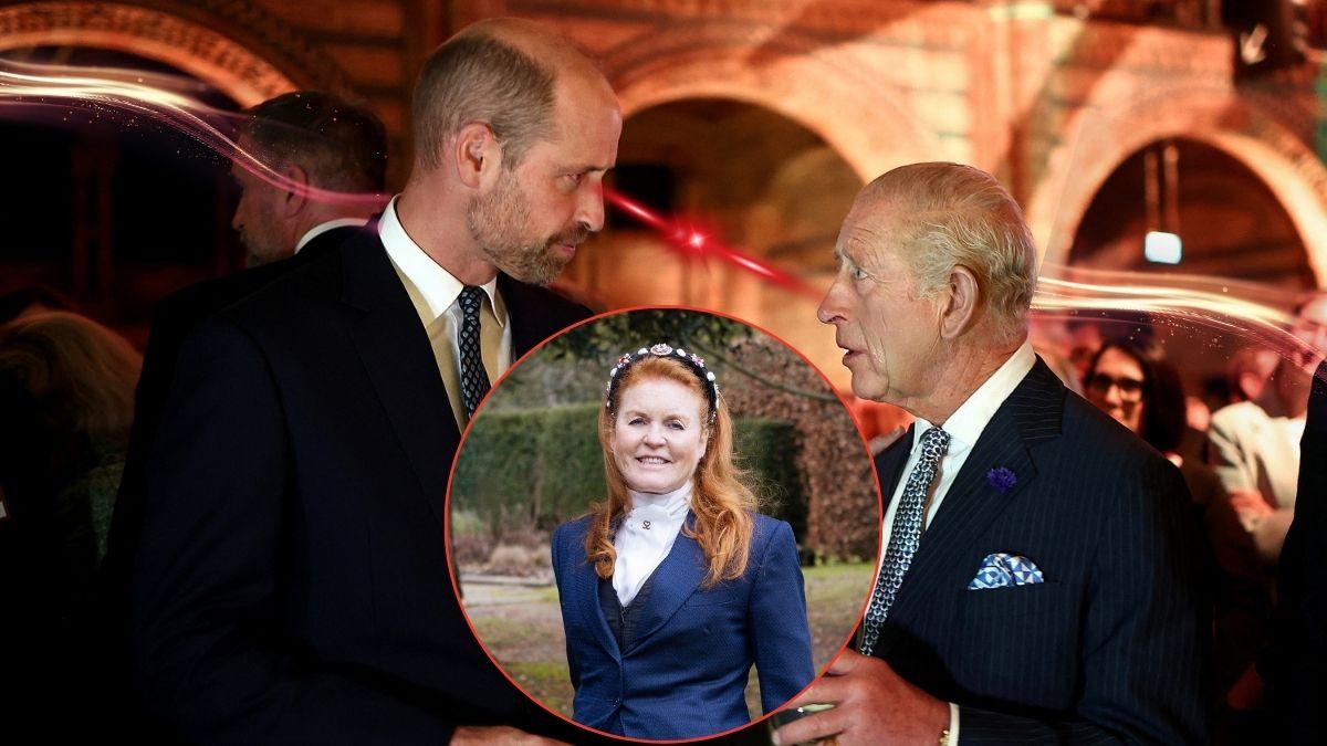 Photo of Sarah Ferguson, King Charles and Prince William