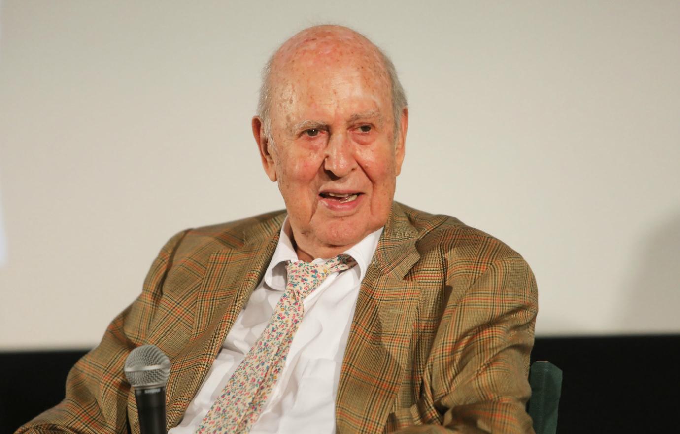 Carl Reiner attended the special screening and Q&A "Rose Marie: Wait for Your Laugh" at Aero Theatre on August 3, 2017 in Santa Monica, California.