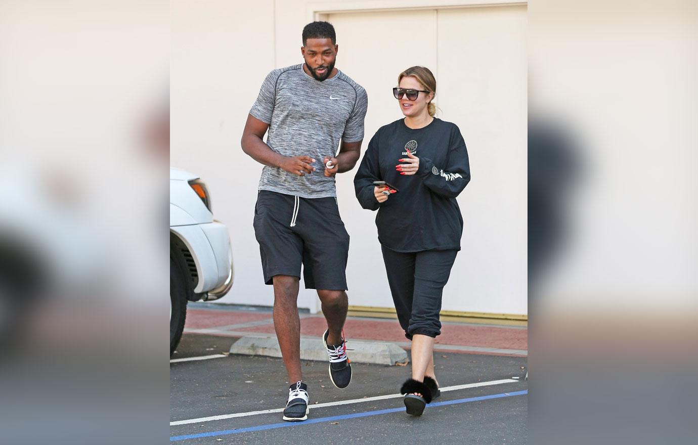 Khloe Kardashian And Tristan Thompson Visit Laser Center Once Again