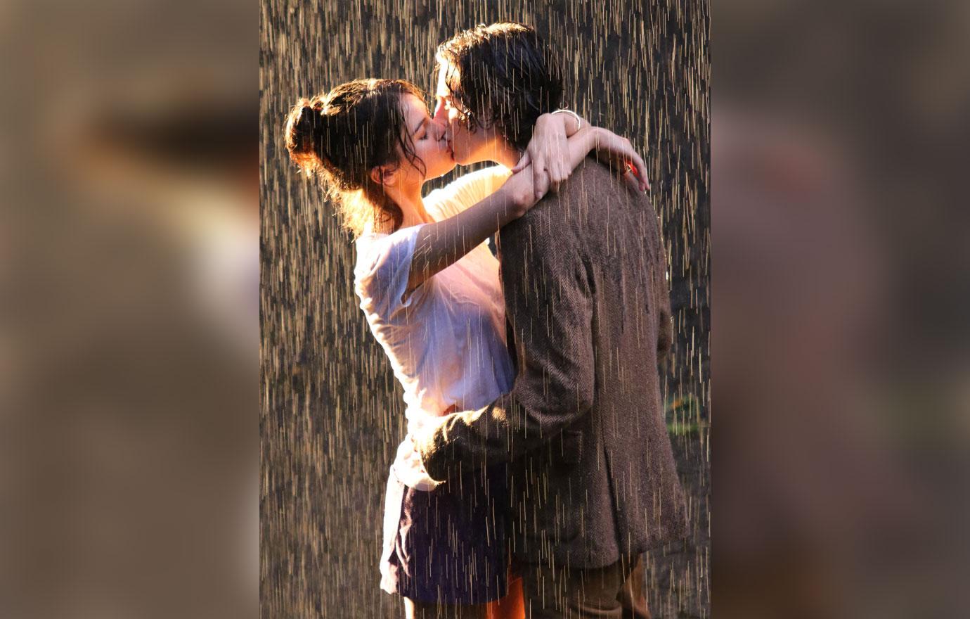 Selena Gomez Timothee Chalamet Kiss Rain