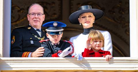 princess charlene living abroad switzerland only sees albert ceremonial reasons pp