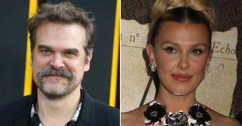Composite photo of David Harbour and Millie Bobby Brown