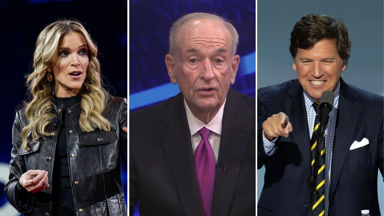 Photo of Megyn Kelly, Bill O'Reilly, Tucker Carlson