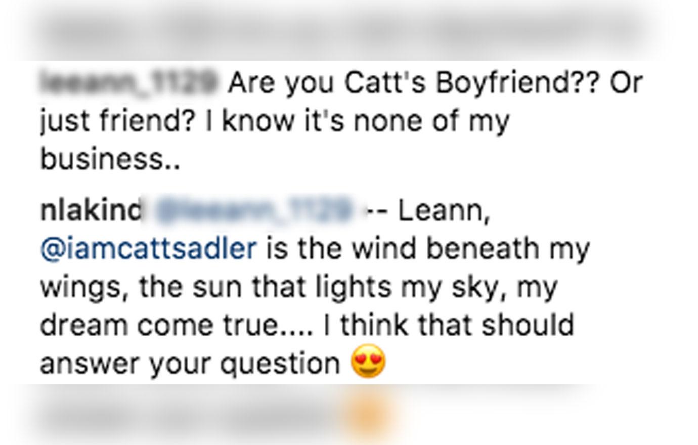 //catt sadler new boyfriend