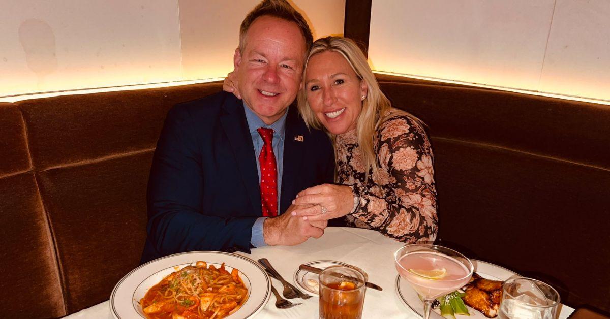 Photo of Brian Glenn and Marjorie Taylor Greene