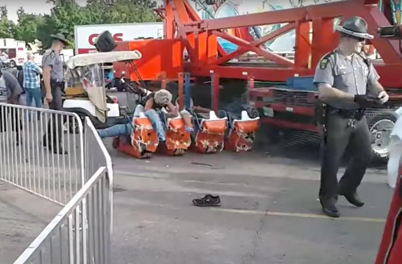 [VIDEO] Ohio State Fair Ride Fatal Accident — One Person Dead