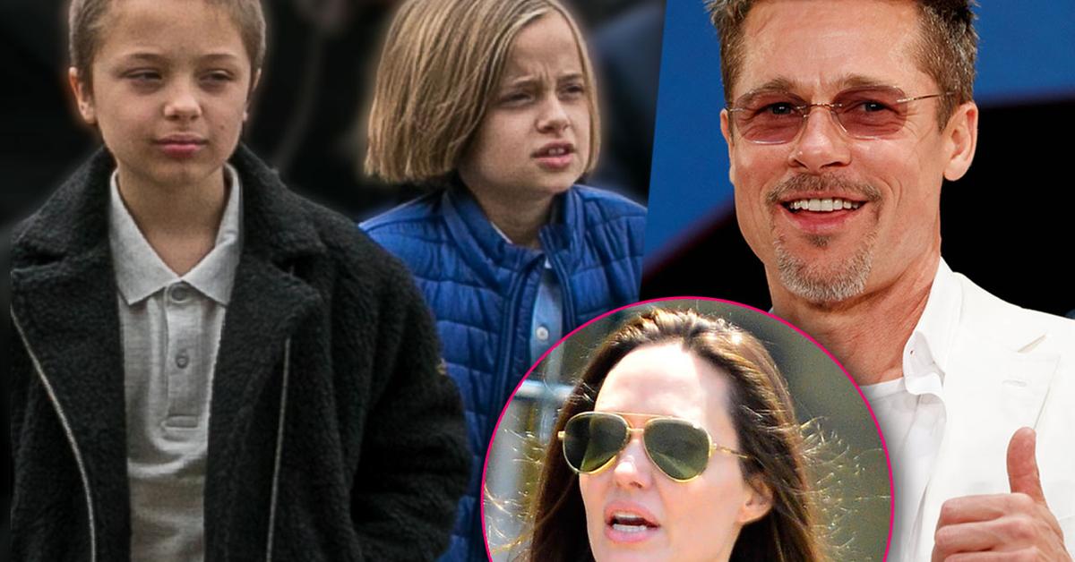 Brad Pitt Celebrates Twins Knox & Vivienne Birthday In London