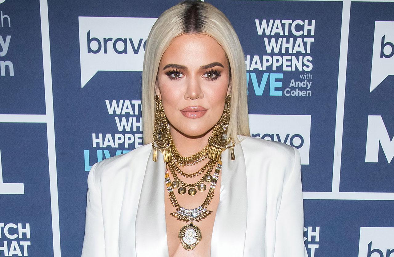 Khloe Kardashian Wows In Sequin Trench Coat Selfie