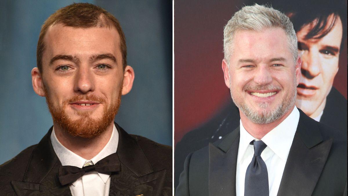 split photo of Angus Cloud and Eric Dane