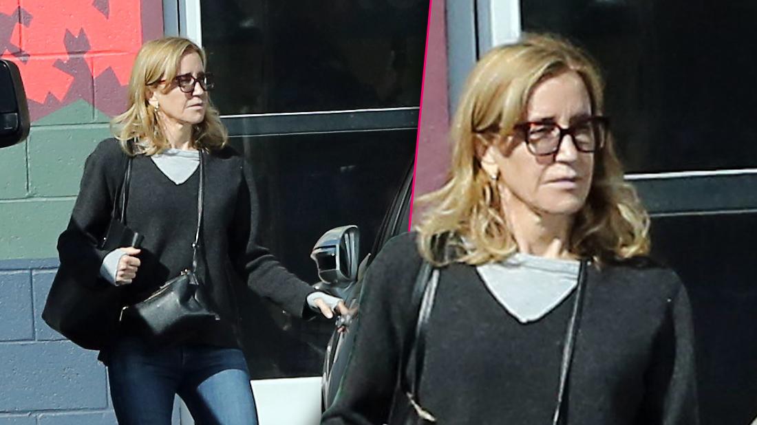 Felicity Huffman Spotted Outside Community Service Duties After Prison Stint