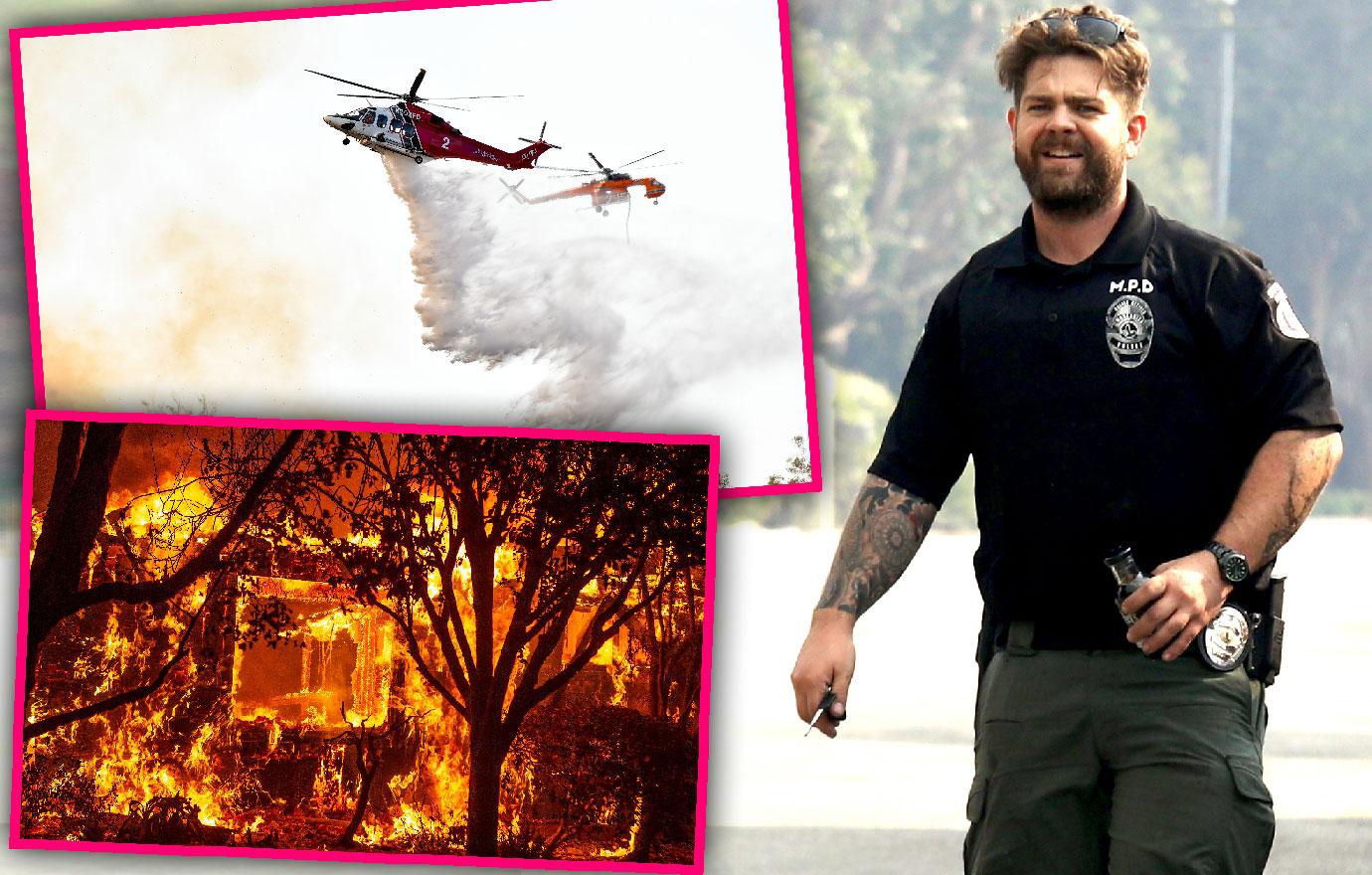 Jack Osbourne Fights Wildfires in California