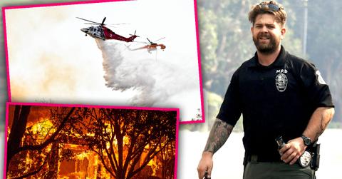 Jack Osbourne Fights Wildfires in California