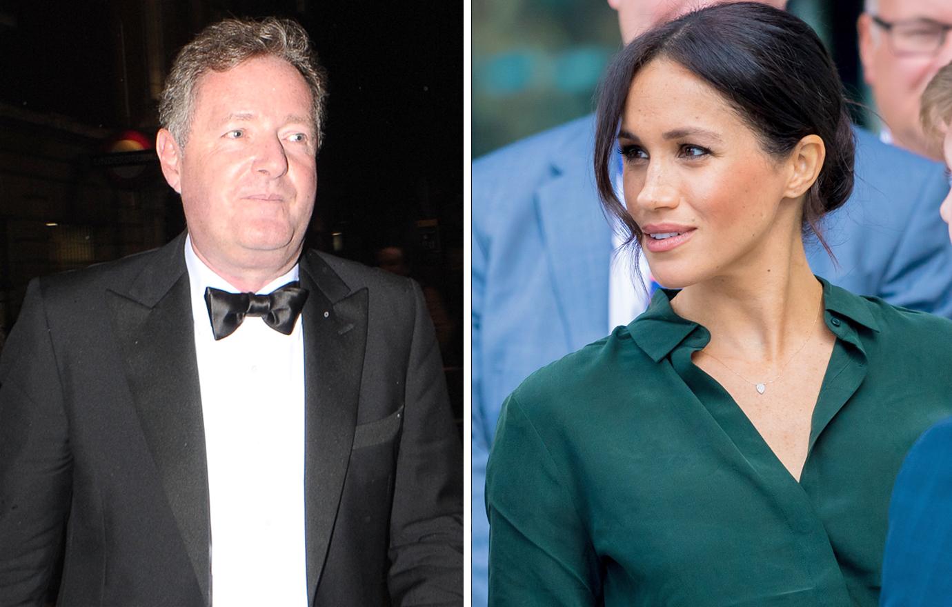 piers morgan meghan markle prince harry baby daughter name queen elizabeth