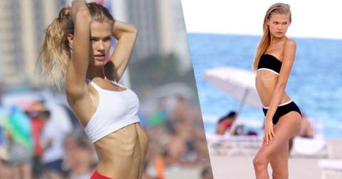 Vita Sidorkina Scary Skinny Bikini Victorias Secret Photo Shoot