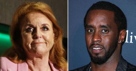 A photo of Sarah Ferguson alongside a photo of Sean Combs