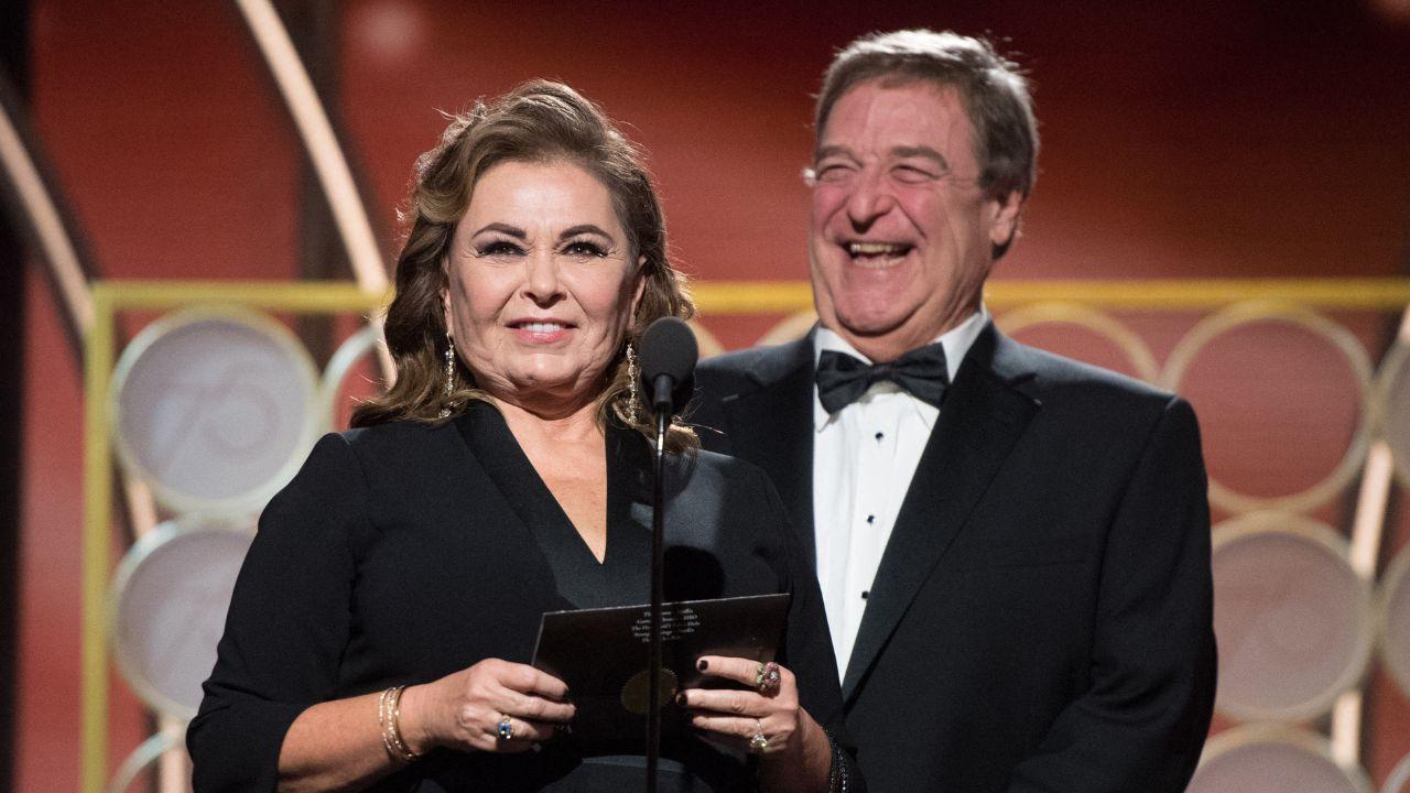 picture of John Goodman and Roseanne Barr
