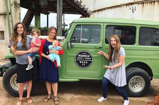 //duggar daughters chip joanna gaines visit pp